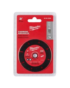 Milwaukee 3 in. Carbide Abrasive Cut Off Blade MAX 20k RPM