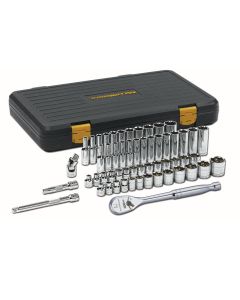56 Pc. 3/8" Drive 6 Point 120XP SAE/Metric Standard and Deep Mechanics Tool Set