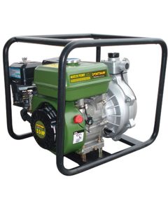 High Pressure Water Pump, 1-1/2"NPT Inlet/Outlet, 5.5 HP, 4000 RPM, 4 Stroke Engine, Recoil Start