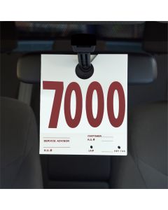 Petoskey Plastics 7,000-7,999 Dispatch Numbers, Dual Sided Heavy Cardstock