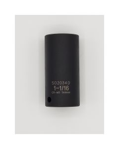 Deep Socket 1-1/16" x 1/2" Drive