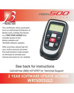 2 Year Software Certificate for the Tech500 TPMS Tool