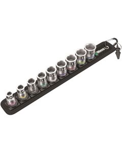 10PC Skt Set on a Robust Textile Belt, IN