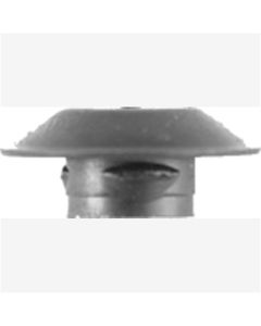 Flush Type Black Plastic Hole Plugs, Hole size: 1/4", Head size: 1/2", Quantity: 100