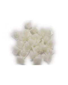 Natural Nylon Universal Headlamp Bezel Nut, 8 or 10 Screw Size (25/Bag)