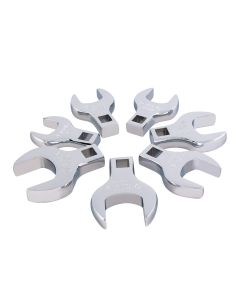 7 Piece 1/2" Dr. Jumbo SAE Crowfoot Wrench Set