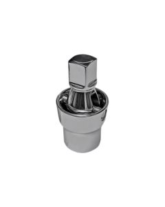 VIM Tools 3/8 in. Smooth 45 Degree U-Joint Socket Adapter 1/4 in. Square Drive