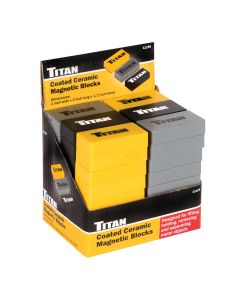 Titan Coated Ceramic Magnetic Blocks 48 PC