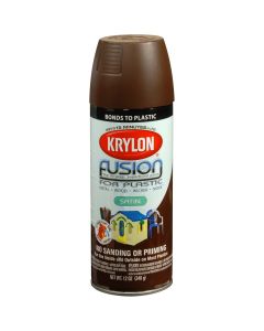 Krylon Fusion for Plastic; Satin Espresso; 12 oz. Aerosol