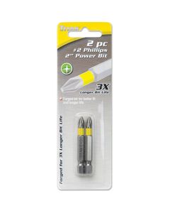 2 Piece #2 Phillips 2 Inch Power Bit