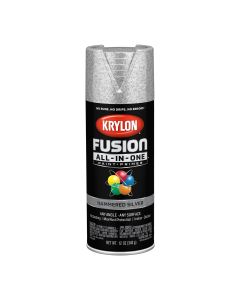 Krylon Fusion All-In-One Paint + Primer, Hammered Silver