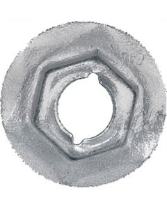 Thread Cutting Nuts 7/8" Flange Zinc, Size: 5/16", Size: 1/2", Length or Range:, Qty: 100, Other: