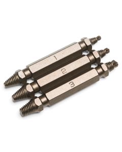 3-PC DAMAGED SCREW EXTRACTOR SET