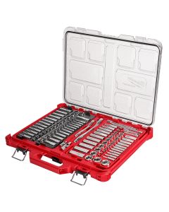 106-Piece Ratchet and Socket Set in PACKOUT; 1/4" - 3/8" SAE-MM