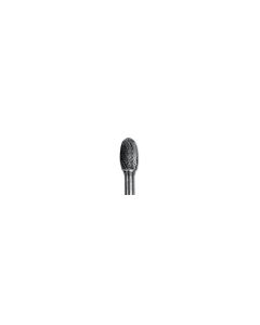 Carbide Bur Oval Tip 1/4 in. Shank