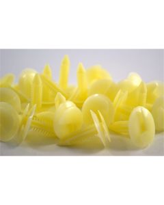 White Nylon Retains Conduit To Sheet Metal In GM Doors (100/Bag)