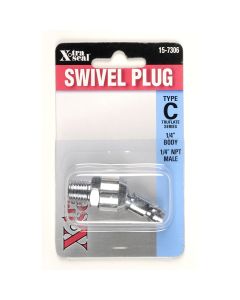 SWIVEL PLUG,1/4" BODY,1/4"NPT MALE