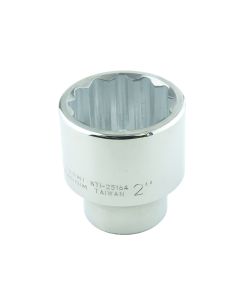 2 in. x 1 in. Drive 12-Point Chrome Socket (EA)
