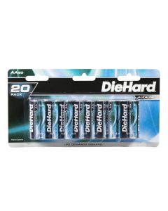 Batteries 20 Pack Diehard AA Alkaline