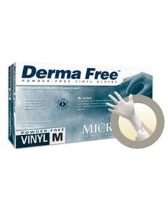 DERMAFREE VINYL EXAM GLOVES S