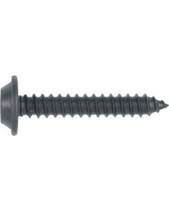 Philips Flat Top Washer Head Black Trim Screw, Screw size: 8 x 1-1/4, 13/32 O.D. washer, Qty: 10