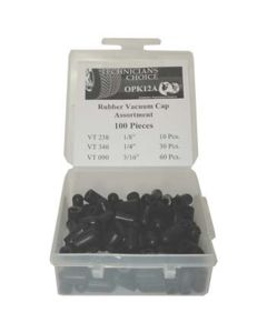 Rubber Vacuum Cap Assortment (100-pc)