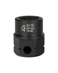 Sunex Tools 1/2 in. Drive 6-Point Low Profile Impact Socket w/ Hex Shank, 9/16 in.
