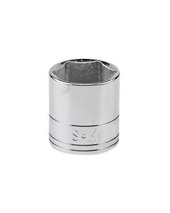 11/32" 3/8" Drive 6-Point Fract SAE Std Chrome Socket