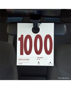 Petoskey Plastics 1,000-1,999 Dispatch Numbers, Dual Sided Heavy Cardstock