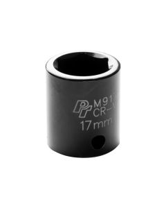 3/8" Drive 17mm 6-Point Impact Socket