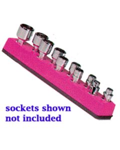 1/4 in. Drive Universal Magnetic Pink Socket Holder 5-14mm