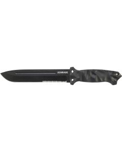 Schrade Large Full Tang Partially Serrated Drop Point Fixed Blade Knife