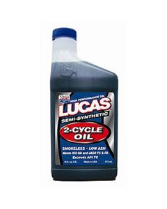 2-Cycle Oil, Semi-Synthetic 2-Cycle High Temp Racing Oil, Case of 12, Pint Size Bottles