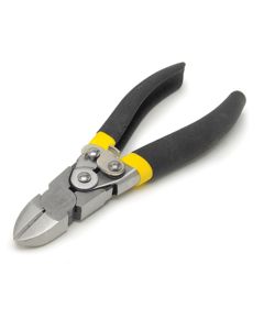 Diagonal Pliers, 7-1/2" Long, Compound Lever Action, Spring Loaded Handles, Cushioned Grips