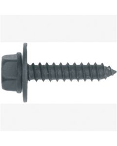 Sht Mtl Scrw 12MM Blk GM 100Pc