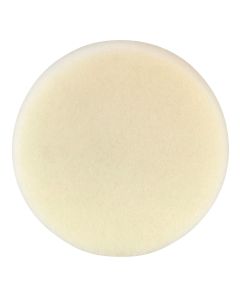 5-1/2 in. Dynacut White Foam  Flat Face Polishing Pad