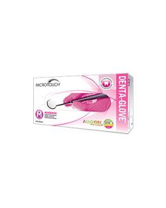 MICRO-TOUCH DENTA-GLOVE Magenta Nitrile Gloves - Disposable, Powder Free, Exam Grade, Size XLarge (P