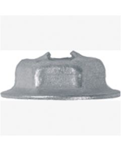 Thread Cutting Nuts 11/32" Flange Zinc Finish, Screw size: 5/32" stud, 11/32" hex, Quantity: 100