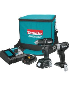 Makita 18V LXT 2.0 Ah Li-Ion Sub-Compact Brushless Cordless 2-Piece Combo Kit