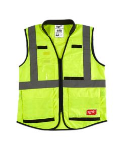 Milwaukee Hi-Vis Yellow Performance Safety Vest, Size S/M (CSA)