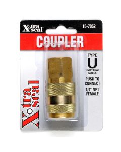 UNIV. COUPLER, PTC, 1/4" NPT F,CARD
