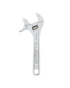 CHANNELLOCK 6 in. Reversible Jaw Adjustable Wrench Chrome