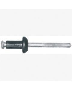 Alum Stl Blk Door Hndl Riv Frd