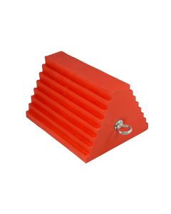 URETHANE WHEEL CHOCK ORANGE