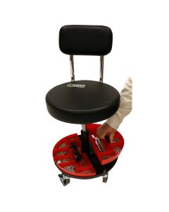 MECHANIC STOOL BACKREST CREEPER TRAY