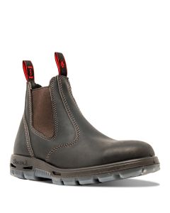 Redback Boots Boot Bonsall-Claret Brown Slip-On, Size 11UK