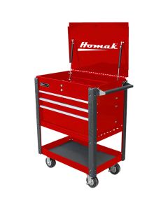 35 in. Pro Series 4 Drawer Flip Top Service Cart