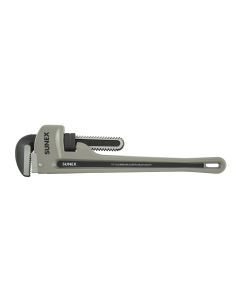 Sunex Tools 18 in. Aluminum Super Heavy Duty Pipe Wrench, phosphated jaws