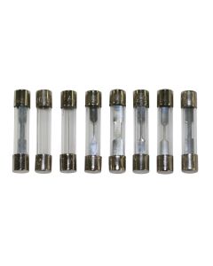 8 Piece 3 thru 30 Amp AGC Glass Fuse Kit