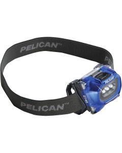 Pelican 2740 Headsup 3-AAA LED Headlamp, Translucent Blue